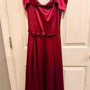 Elegant Red Women's Dress